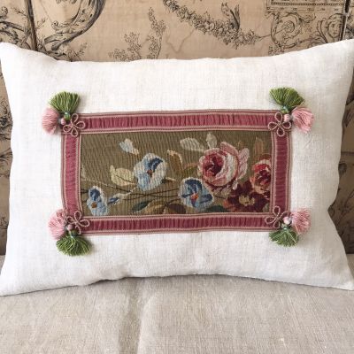 Pink Aubusson Cushion
