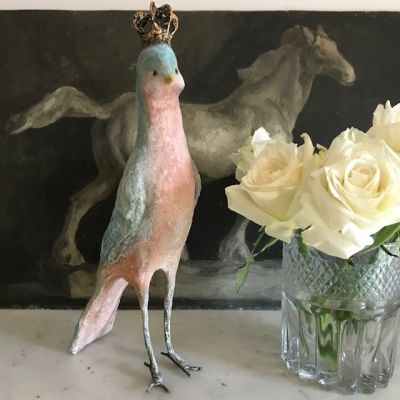 Papier-mache Bird