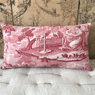 Les Karatoes Toile Cushion