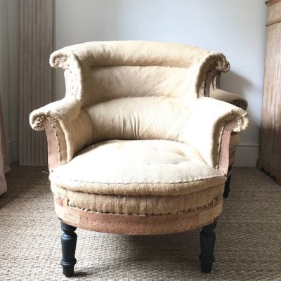 Pair French Armchairs